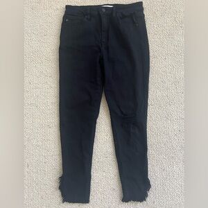 Black Distressed Jeans